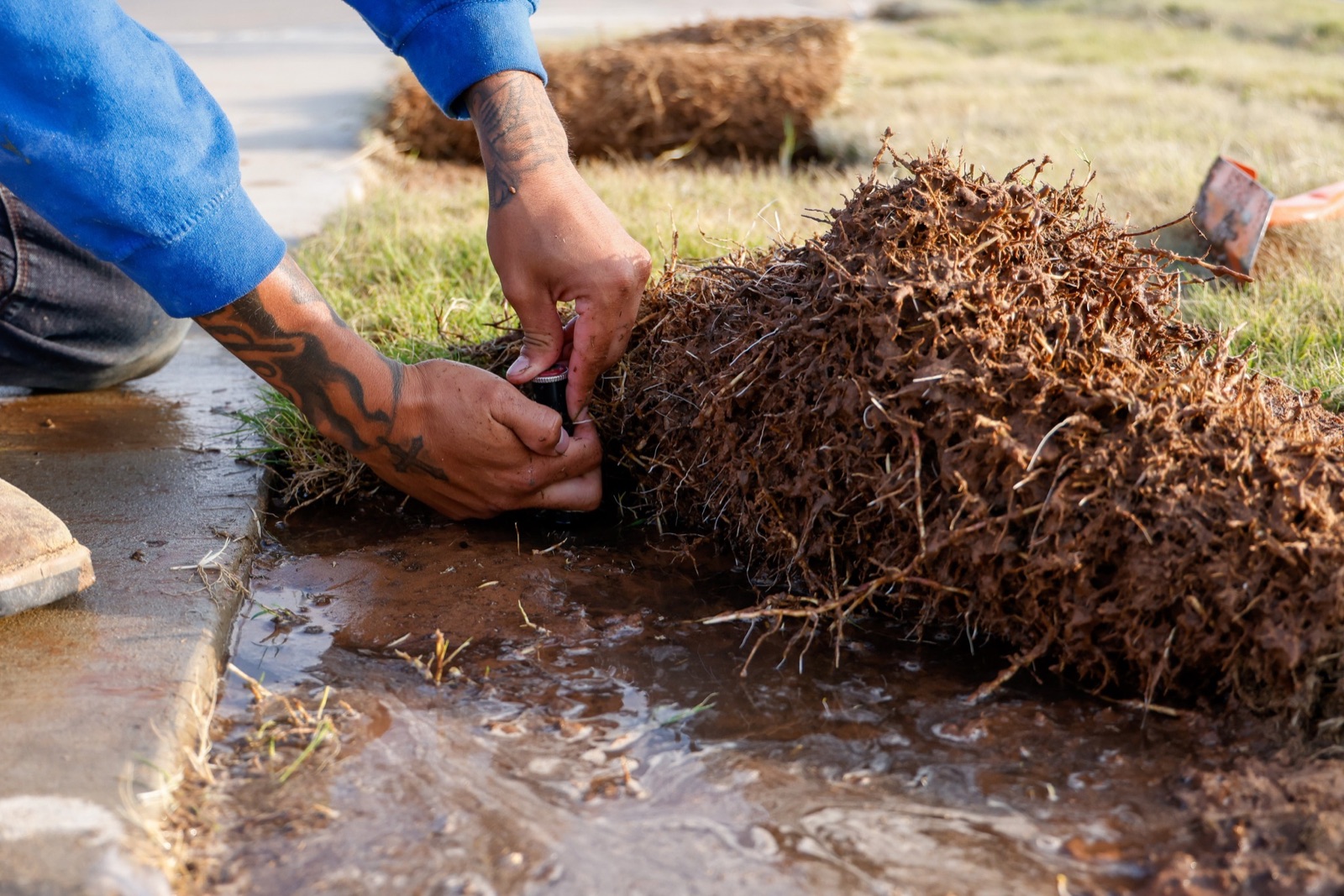 Irrigation work